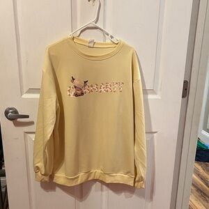 Women’s Yellow Sweatshirt/Long Sleeve T-Shirt In A Size 1xl from SHEIN.